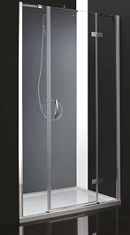 Cezares Душевая дверь в нишу BERGAMO-W-B-13-80+60/30-C-Cr-R – фотография-1