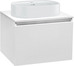 Runo Мебель для ванной Бари 60 Nuovo подвесная белая – фотография-2