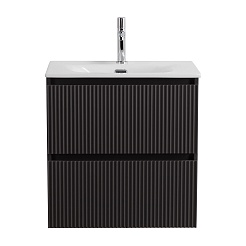 BelBagno Тумба под раковину Uno mini 50 подвесная Темно-Серый матовый – фотография-2