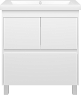 Misty Тумба с раковиной Алиса 75, 1 ящик, напольная