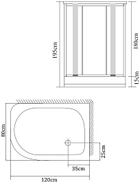 Nautico Душевой уголок SWB-8027A R – фотография-3