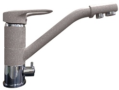 Granfest Смеситель для кухни 2624-1 серый – фотография-1