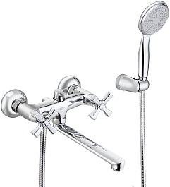 Lemark Смеситель для ванны Benefit LM2513C универсальный хром – фотография-1