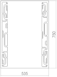 Mixline Зеркало Стиль Кензо 53.5 – фотография-2
