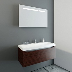 Aqwella Мебель для ванной Верона 100 венге трюфель – фотография-1