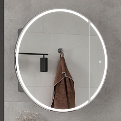 Equil Зеркальный шкаф Smile D80 графит софт – фотография-8