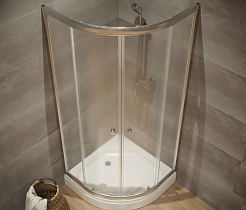 Triton  Душевой уголок А 90x90 хром – фотография-3