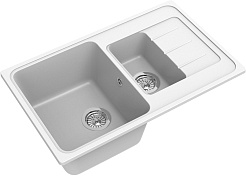 Ewigstein Мойка кухонная Elegant 60KF иней – фотография-1