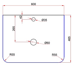 Style Line Тумба с раковиной напольная Атлантика 60, старое дерево, столешница MI01 – фотография-12