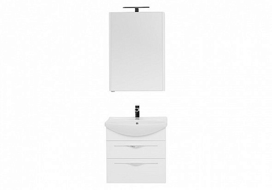 Aquanet Тумба с раковиной Ирвин 65 белая – фотография-4