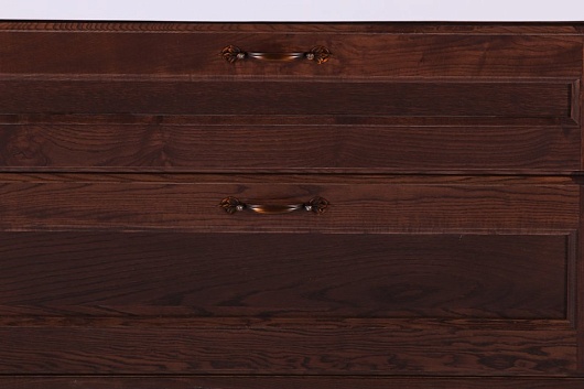 ASB-Woodline Мебель для ванной Прато 100 антикварный орех, массив ясеня – картинка-7