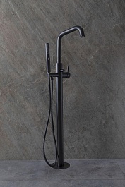 Allen Brau Смеситель для ванны Priority 5.31008-31 (с внутренней частью) черный матовый – фотография-3