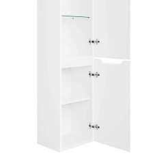 Jorno Шкаф пенал Slide 33/150 подвесной белый – фотография-7