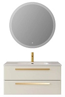 BelBagno Мебель для ванной Eco Cer-N 100 брашированная альпака CZR-8095-100 ручки сатиновое золото