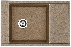 Акватон Кухонная мойка Делия 78 терракот – фотография-1