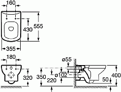 Roca Комплект: инсталляция Duofix Delta 3 в 1 + унитаз Dama Senso + шумоизоляция – фотография-6