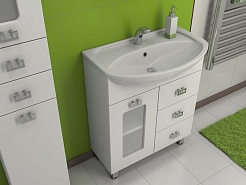 Какса-а Мебель для ванной Витраж 70 L – фотография-5