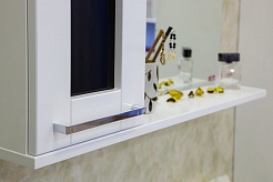 Sanflor Мебель для ванной Валлетта 80 L черное стекло – фотография-5