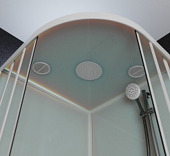 Frank Душевая кабина F408 white с крышей – фотография-5