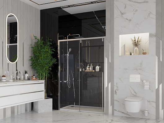 Ambassador Душевая дверь в нишу Intense 140 110021103IX – картинка-5