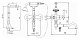 Cezares Смеситель напольный MARGOT-VDP2-02-Bi для ванны и душа – фотография-4