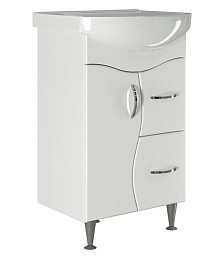 Mixline Тумба под раковину Классик 50 белая – фотография-1