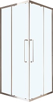 Cezares Душевой уголок Relax 304 RELAX-304-A-2-90-C-BORO 90x90 профиль хром стекло прозрачное