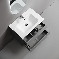 Sancos Тумба под раковину Folk 70 grey soft – фотография-5