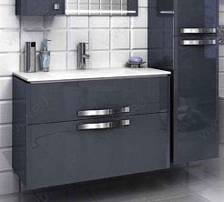  Тумба с раковиной Nota 90 серая – фотография-2