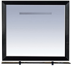 Misty Зеркало для ванной Европа 90 черное – фотография-1