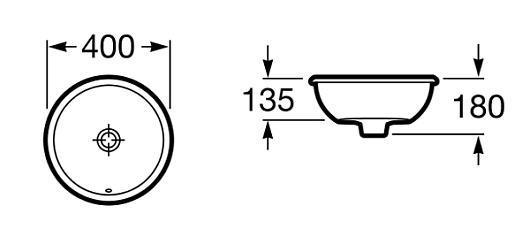 Roca Раковина "Foro" CNTP D-40 327872000 – фотография-6