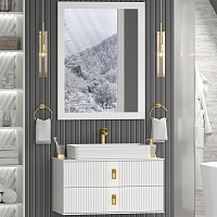 Brevita Мебель для ванной Sevilla 90 подвесная белая