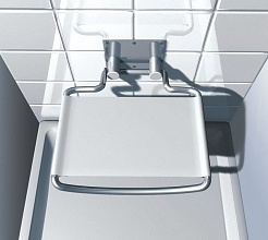 Ravak  Унивеpсальное сиденье для душевых уголков Ravak OVO-T WHITE – фотография-1