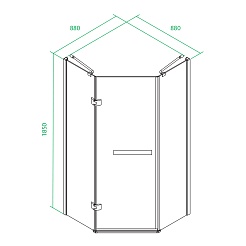 Iddis Душевой уголок Vane V30T099i23 – фотография-7