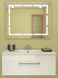 Какса-а Мебель для ванной Спектр 60 белая – фотография-1