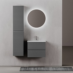 Sancos Мебель для ванной Folk 60 grey soft – фотография-2