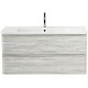 BelBagno Тумба с раковиной Albano-Cer 105 подвесная Rovere Vintage Bianco – фотография-15