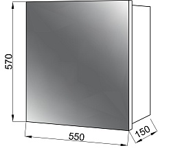 Ceruttispa Тумба с раковиной Пьемонт 55 №1 – фотография-6