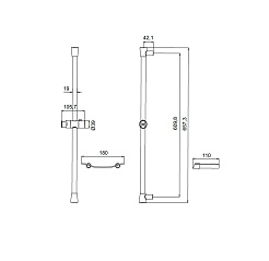 Iddis Штанга для душа Sicily SIC6500i17 – фотография-2