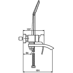 Gappo Смеситель для ванны с душем G07 G3207 хром – фотография-3