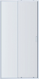 Aquatek Душевая дверь в нишу Ария 100x200 AQ ARI RA 10020CH профиль хром стекло прозрачное – фотография-1