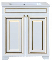 Атолл Тумба для умывальника Мальта патина золото