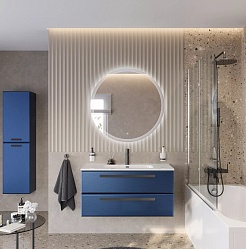 BelBagno Мебель для ванной Eco Cer-N 100 CZR-8095-100 sapfiro ручки чёрные – фотография-2