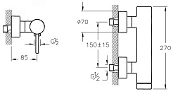 Vitra Смеситель Pure A41267EXP – фотография-2