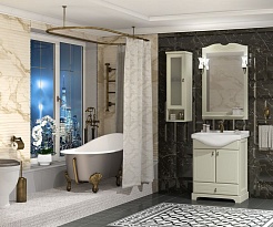 Opadiris Мебель для ванной Клио 65 слоновая кость – фотография-4