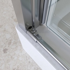 BelBagno Душевой уголок Marino MARINO-2-AH-1-130/80-C-Cr 130x80 профиль хром стекло прозрачное – фотография-7