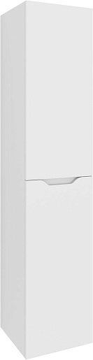 Aquanet Шкаф пенал Практика 30 подвесной белый матовый – фото-1