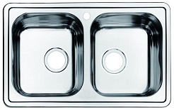 Iddis Мойка из нержавеющей стали Strit STR78P2i77 полированная – фотография-1