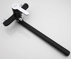 Frap Смеситель для ванны H42 F2242 черный/хром – фотография-2