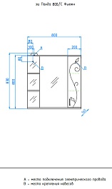 Style Line Мебель для ванной Фьюжн №26 80  – фотография-8